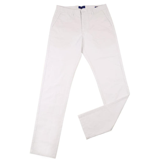 PRL Fashion Custom Fit Mesh Chinos-White - Obeezi.com