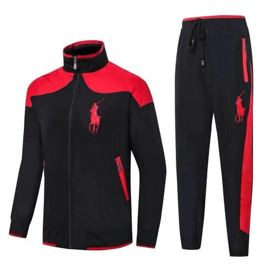 Prl Sustainable Style Big Pony Logo Embroidery Tracksuit - Obeezi.com