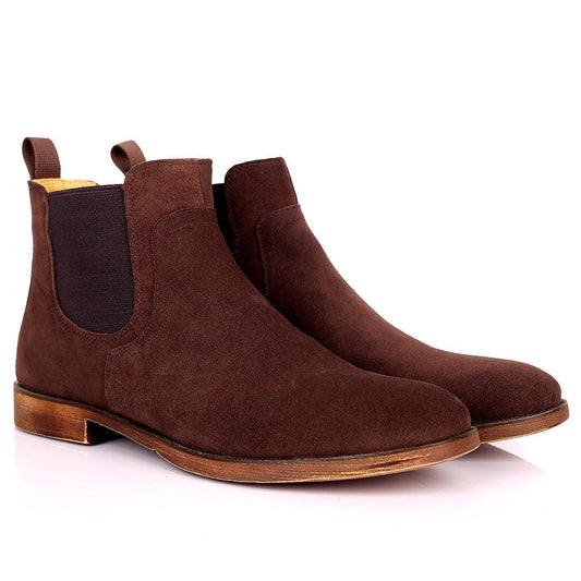 Renato Dullbecc Chelsea Coffee Suede Shoes - Obeezi.com