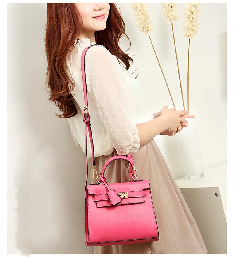 Stunning Padlock Birkin Inspired With Scarf - Black - Obeezi.com