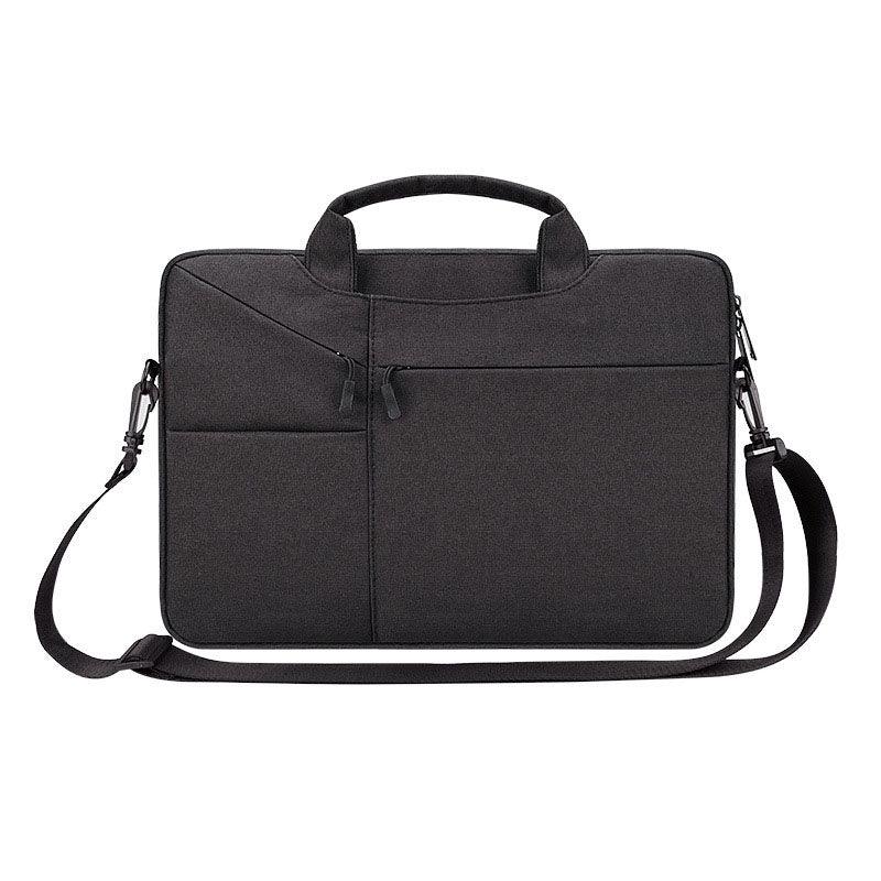 The Latest Casual Business Inner Padded Laptop Bag-Grey - Obeezi.com