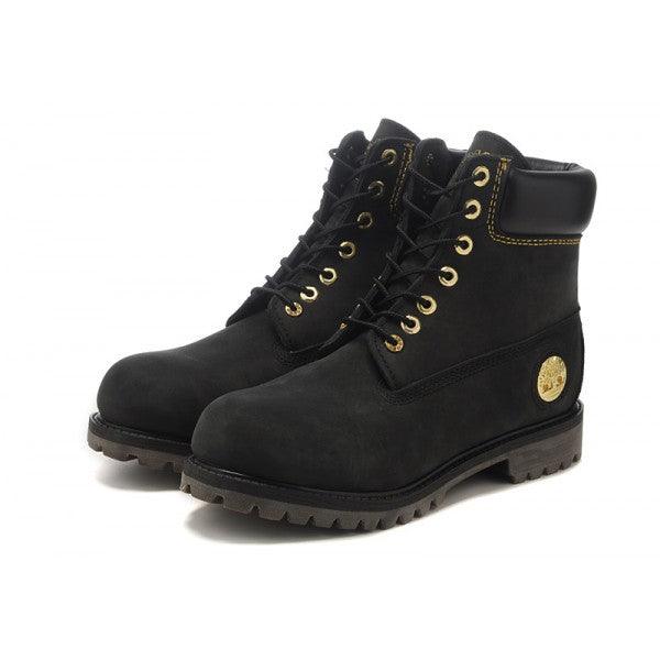Timberland Classic Boot-Black Gold logo - Obeezi