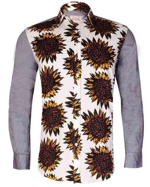 Urban LTeezu Sun Flower Shirt-White - Obeezi