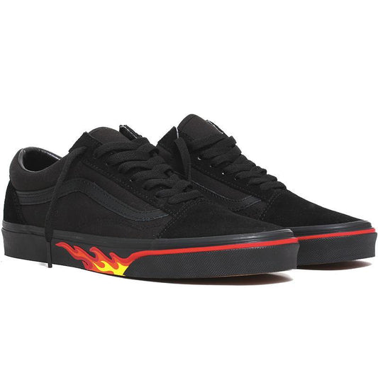 VANS Old Skool Retro Block Red Sneakers - Obeezi