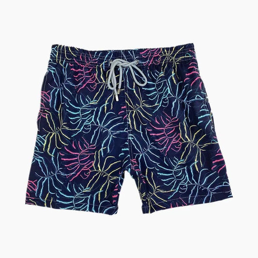 Vilebre Beach Geometri Print Short - Obeezi.com