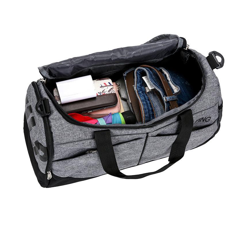 Vintage Multi-Dimensional Travel Bag- Ash - Obeezi.com